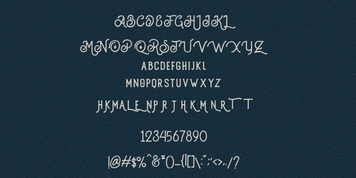 Beispiel einer Bhortead Regular-Schriftart